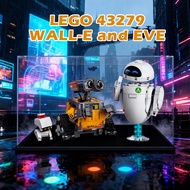 Acrylic Display Box Kotak Penyimpanan Mainan Transparent Figure Storage LEGO 43279 WALL E and EVE 手办