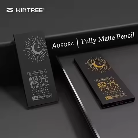 WINTREE Aurora 14B 16B Full Matte Pencil Sketching Tool Set Carbon Pencil Full Carbon Soft Carbon Fo