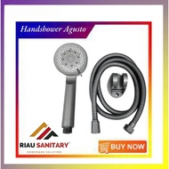 Handshower grey round agusto shower grey hanging shower agusto