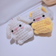 GANTUNGAN [Ready] Amigurumi Rabbit & Cat Keychain - Matching Bestie