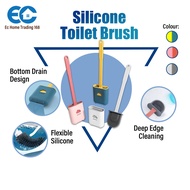 Nordic Style Silicone Toilet Brush Holder Toilet Cleaner Tools Household Bath Bathroom Berus Tandas 