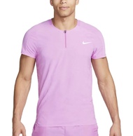 Nike Court Dri-FIT ADV Slam Men's Tennis Polo, Rush Fuchsia/White, 2XL