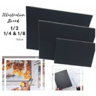50pcs Illustration Board all size 1/8 , 1/4 , 1/2 sold per 50pcs