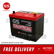 GS Battery ( LOWEST PRICE ) NS40 1SN 2SM 3SM Maintenance Free - Tropical Car Battery DBS