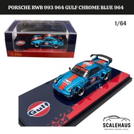 Flame 1/64 Porsche RWB 993 964 Gulf Chrome Blue 964