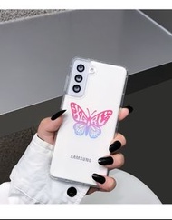 7190韓風漸變蝴蝶三星SAMSUNG S10 S20 S20FE S21 NOTE 10 NOTE20電話殼