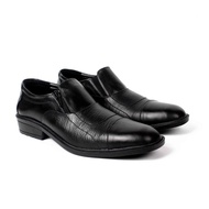 Sepatu Pantofel PDH Pria 100% Kulit Mamojosfore Pantopel KRN TAN