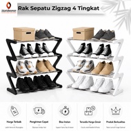 Shoe Rack Storage Zigzag Shoe Rack Sandal Rack Size 45 x 19 x 51 cm