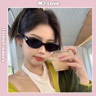 2024 New Gm Sunglasses Small Frame Retro Cat-Eye Glasses High-End Sun Protection Glasses Cermin Mata