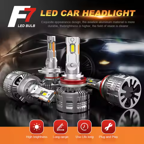 130W F7 LED Lamp H4 H7 Canbus Car Headlights H11 H8 H9 LED Headlamp 9005 HB3 9012 9006 HB4 Fog Light