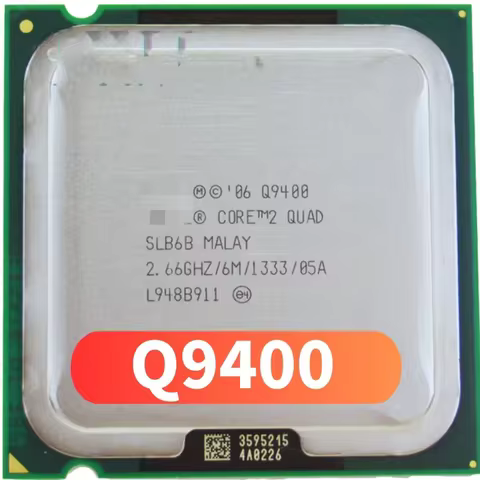 Free Shipping Core 2 Quad Q9400 CPU Processor (2.66Ghz/ 6M /1333GHz) Socket 775 Desktop CPU free shi