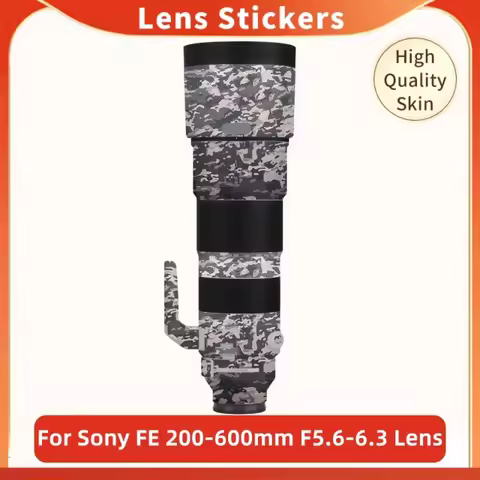 Camera Lens Decal Skin For Sony FE 200-600mm Vinyl Wrap Film Protective Sticker FE 200-600 F5.6-6.3 
