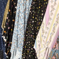 KATUN Soft Rayon Cotton | Viscose Rayon Cotton | Rayon Motif Rayon Cotton Material Meter Rayon Motif