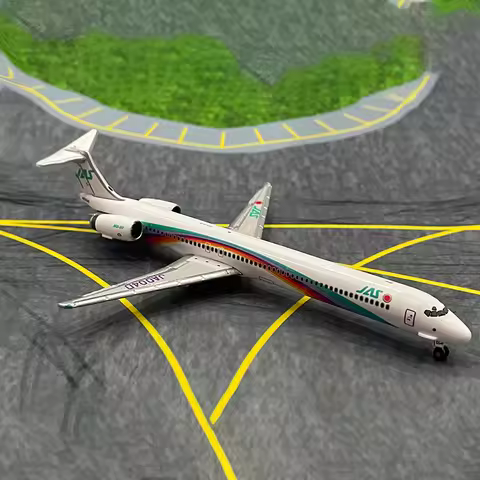 Scale 1/400 JAL McDonnell Douglas MD90 Airliner JA003DJA004D Twin Aircraft Miniature Diecast Alloy M