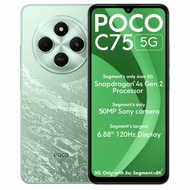 POCO C75 4G/5G โทรศัพท์มือถือ 8GB +256GB โทรศัพท์ 6.88" อัตรารีเฟรชเรท 120Hz 5160mAh