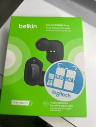 Belkin Soundform Play Ture Wireless入耳式耳機 黑 藍牙耳機