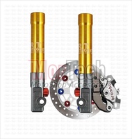 Bottom Tabung Shock RT Stage CNC Set Kaliper Brembo 2 Piston & Piring