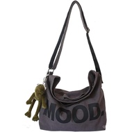 Sumleno Canvas Crossbody Bag Retro Bag Alt Emo Crossbody Bag Gothic Punk Shoulder Bag Harajuku Grung