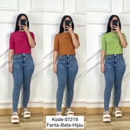 Women's Long-Sleeved Knitted T-Shirt I Imported Knitted T-Shirt I 3-4 Sleeve T-Shirt I Women's Slimf