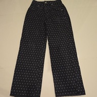 Fashion Black High Waist Jeans With Dot Pattern (New Product)