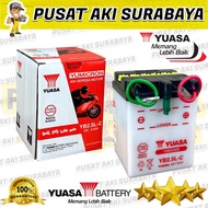 PROMO ACCU YUASA YB2.5L-C AKI BASAH BERKUALITAS 12 VOLT 2.5 AMPER MOTOR GL PRO GL MAX GL SERIES YB25L C