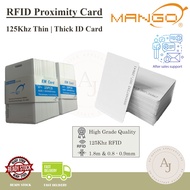 MANGO RFID Proximity EM Thin & Thick ID Card 125Khz 0.8~1.8mm | Standard EM4200,EM4100,TK4100 White 