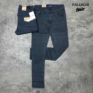MEN'S DARK GREY SKINNY STRETCH JEANS PLAIN DARK GREY DENIM JEANS