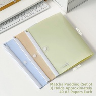 SANNIANERBAN | Large Capacity Transparent File Folder Organizer A3