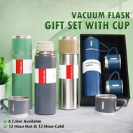 【SoftGlow SELLER】【Brew Haus】Set Vakum Termos 3 dalam 1 Termos Hadiah Vacuum Flask 3 in 1 SET Creativ