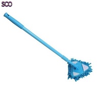 SCO#【 Quick delivery】360 Degree Microfiber Spin Mop Thick Woven Micro-Chenille Wash Mitt Extension Mop Replaceable Triangle Telescopic