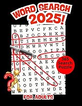 Word Search 2025 for Adults - 365 Search Puzzle: word find puzzles book adult - brain and eye activi
