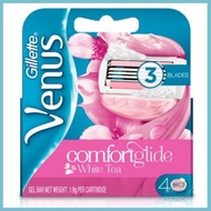 Gillette Venus ComfortGlide White Tea Women's Razor - 4 Refills