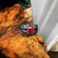 能神系列-【二代版黑帝斯】925純銀戒指(蝙蝠/希臘神話/冥王暗黑)