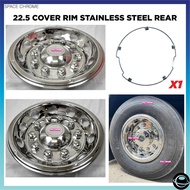 22.5 UNIVERSAL TUBELESS COVER RIM FRONT TIUBLESS COVER RIM CHROME