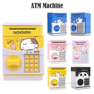 FingerPrint New Tabung Simpanan-Mini ATM Money Saving Box ATM Machine with Password Mini Bank, Mini 