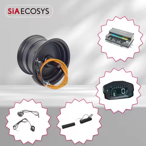 2000W Electric Hub Motor Kit 55KM/H QS Motor 212 BLDC Brushless for E-Scooter with 10x7 Inch Wheel V