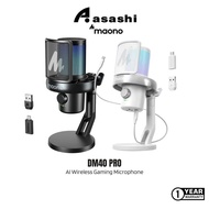 Maono DM40PRO | DM40 PRO AI Wireless Gaming Microphone - Black