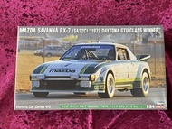全新 Hasegawa 1:24 Mazda Savanna RX-7 (SA22C) 1979 Dayatona GTU Class Winner 模型車