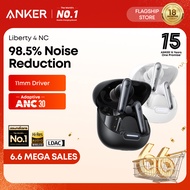 Soundcore by Anker Liberty 4 NC Earbuds Bluetooth 5.3 ANC Hi-Res Sound Earphones Wireless Charging T