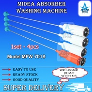1set-4pcs MFW-701S MIDEA Washing Machine Absorber (DAMPER) Suspension Rod MFW 701S MFW701 MFW701S
