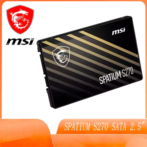 MSI SPATIUM S270 SATA 2.5" 240GB/480GB/960GB Internal Solid State Drive (SSD)