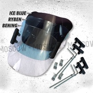 VISOR KACA DEPAN WINDSHIELD MODEL APPLE UNIVERSAL BEBEK MATIC SCOOPY BEAT FINO WINDSIL KACA AKRILIC 