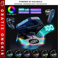 TWS X15 Bluetooth Gaming Headset Bluetooth V5.2 LED Smart Display Wireless Headset - Smart Display W