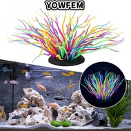 YOWFEM Silicone Anemone Coral, Luminous Feature Silicone Artificial Sea Anemone Coral, Ornament Simu