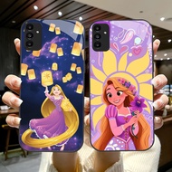 YS-82 Rapunzel HD Glass Casing for Samsung A05S A35 A55 A24 A14 A15 A04S A34 A25 M15 A54 S21 FE Plus