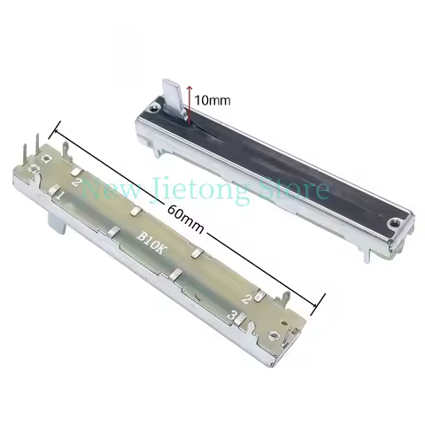 5pcs 60MM Straight Slide Potentiometer Fader SC4521N Single Channel Potentiometer B10K B103 Travel 4