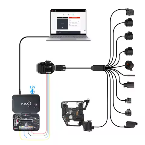 GODIAG Gearbox Cable 9-in-1 Set for V-A-G V30/ DQ200/ DL501/ VL300/ VL381/ DQ500/ DQ250/ DQ380 for M
