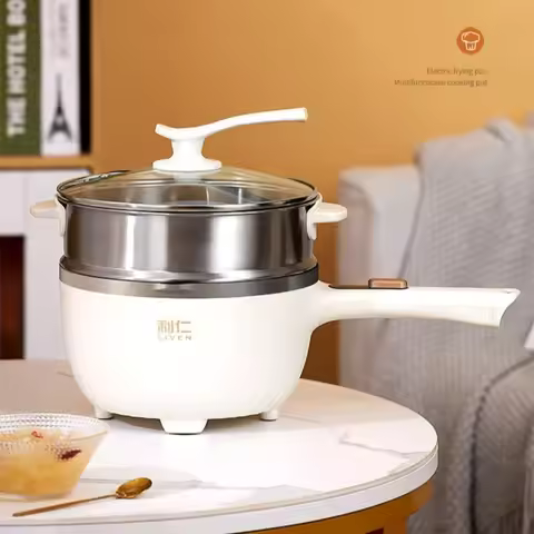 Electric frying pan electric cooking pot, multi-functional non-stick frying pan, 3L electric hot pot