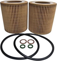 2Pcs HU816x 11427953129 Oil Filter Fits Compatible with BMW 128 135 323 325 328 330 335 428 435 525 