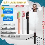 Gimbal Chống Rung Điện Thoại Q18/CL12P - Có Đèn LED Remote Bluetooth Gậy Tự Sướng Quay Video 360° Ch